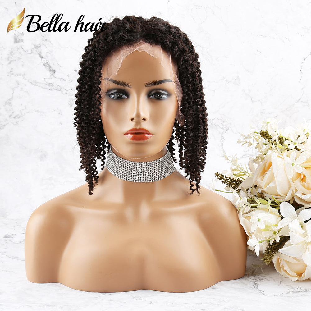 Full Lace Bob Wig Kinky Curl Wave