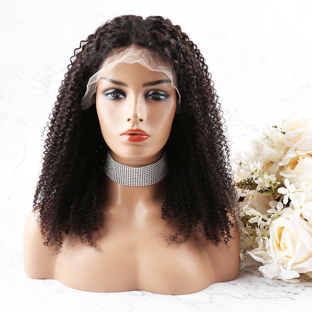 On Sale Kinky Curl Front Lace Wig