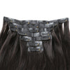 Natural Black 160G Seamless Clip-In Hair Extensions Straight