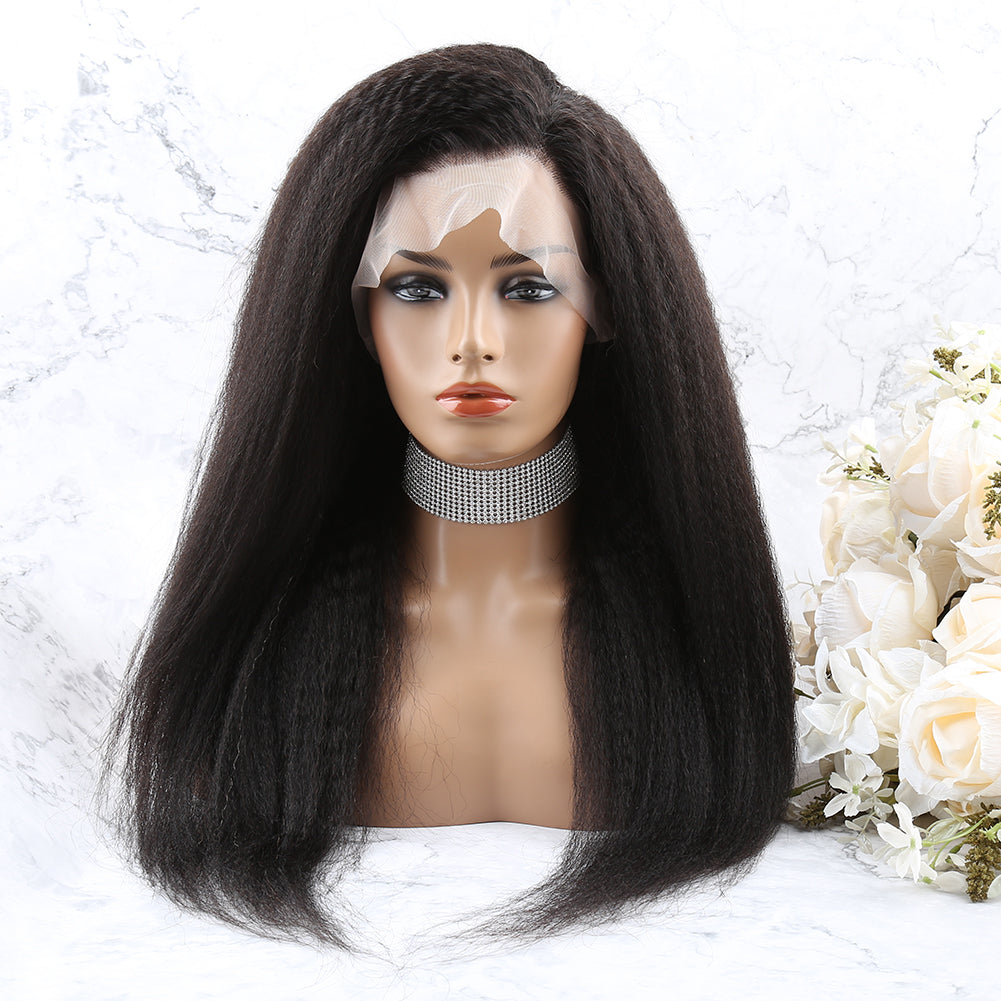 Full Lace Wig Kinky Straight