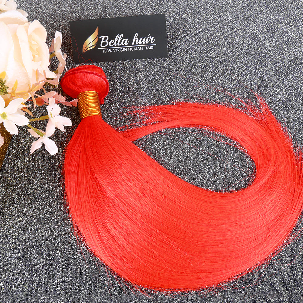 Hair Bundles Red Straight - Bella Hair