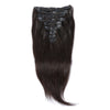 Natural Black 160G Clip-In Hair Extensions Straight