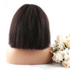 200% Density 13*4 Full Frontal Bob Wig Kinky Straight