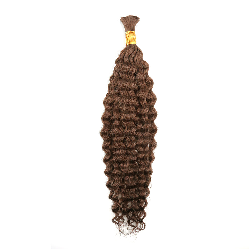 Braiding Virgin Human Hair  \ Bulk Hair Curly Wave #4
