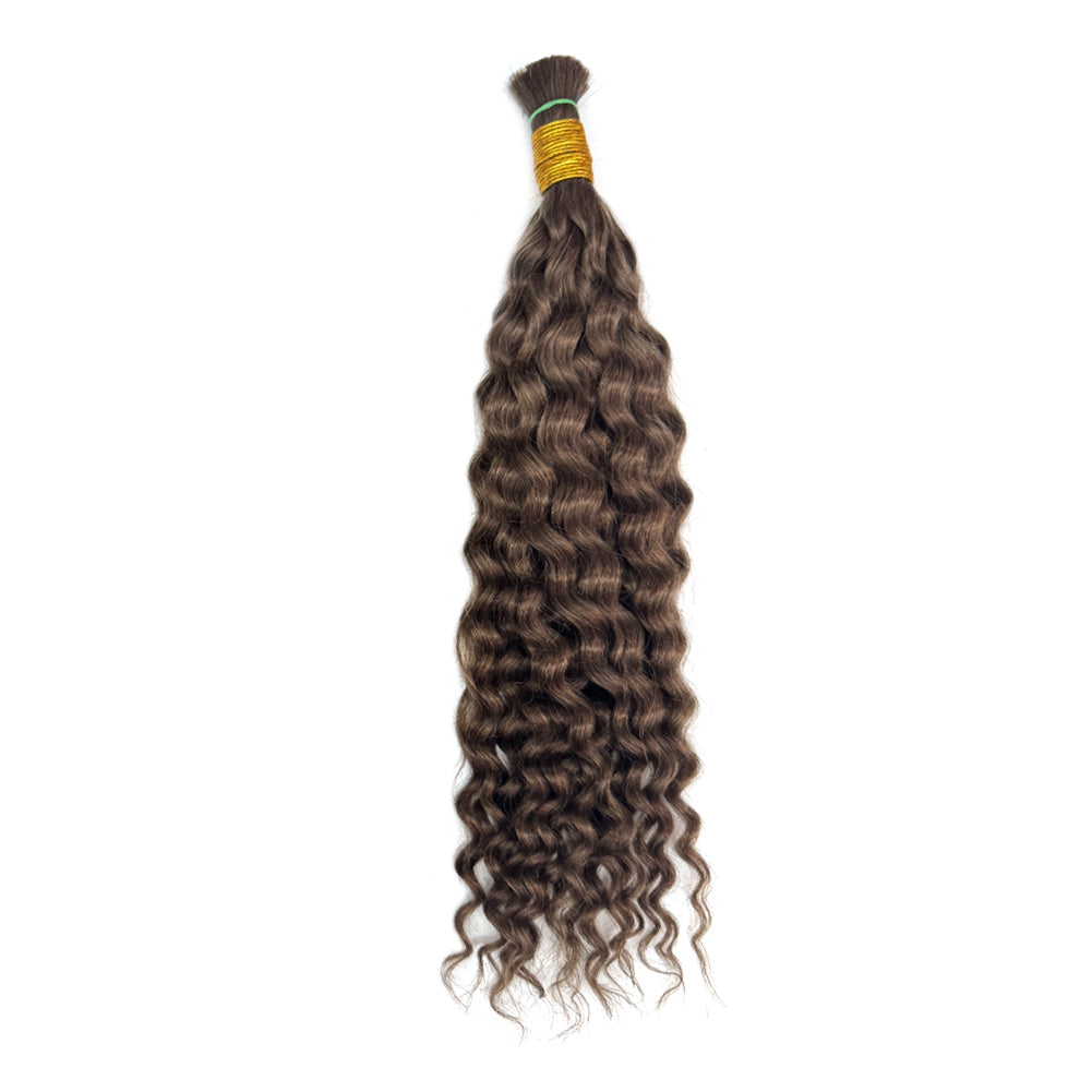 Braiding Virgin Human Hair  \ Bulk Hair Curly Wave #8