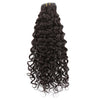 Natural Black 160G Seamless Clip-In Hair Extensions Water Wave