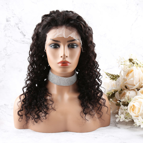 On Sale Deep Wave Front Lace Wig display picture 1