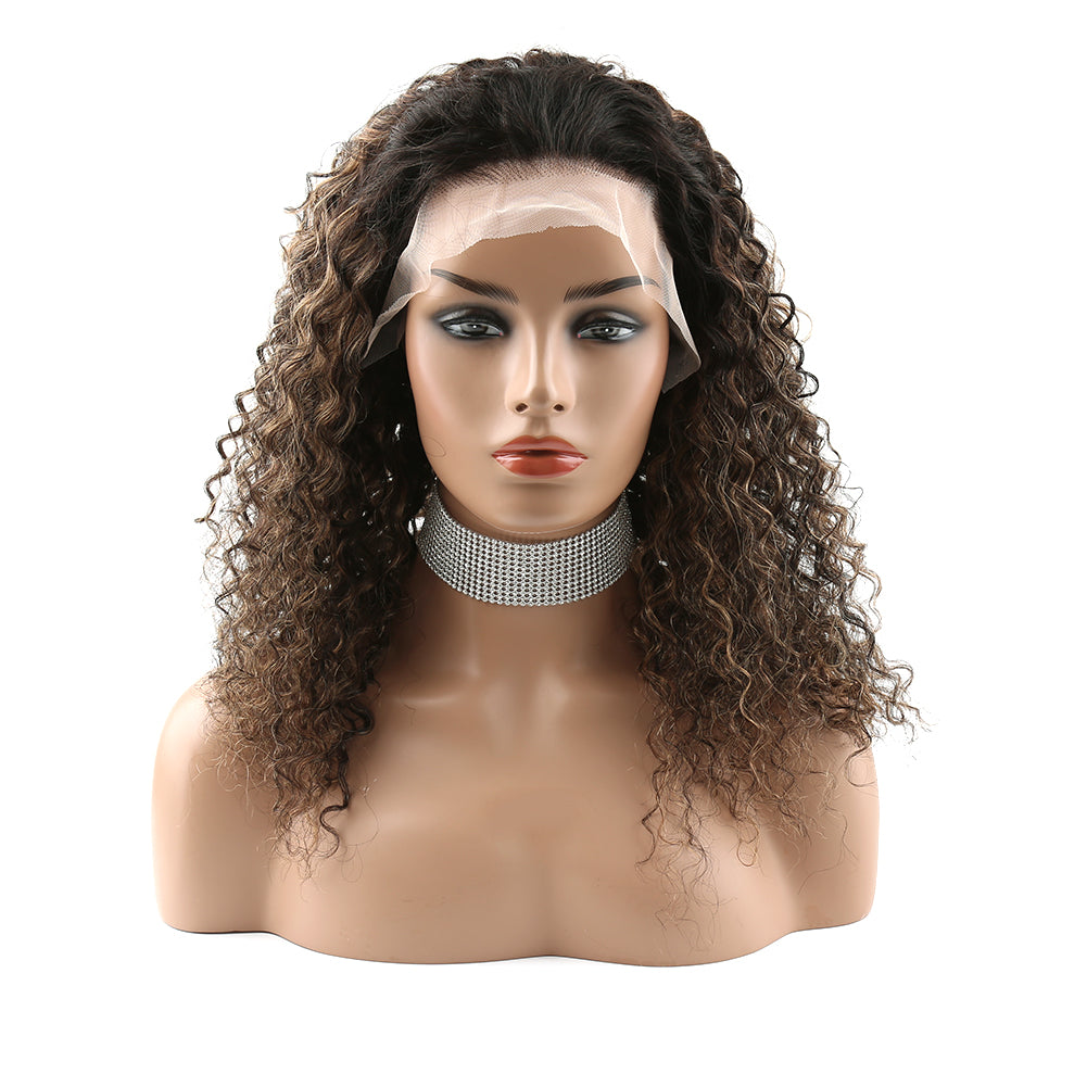 #T2/6/P2 Lace Front Wig High Light Color Wig Curly Wave
