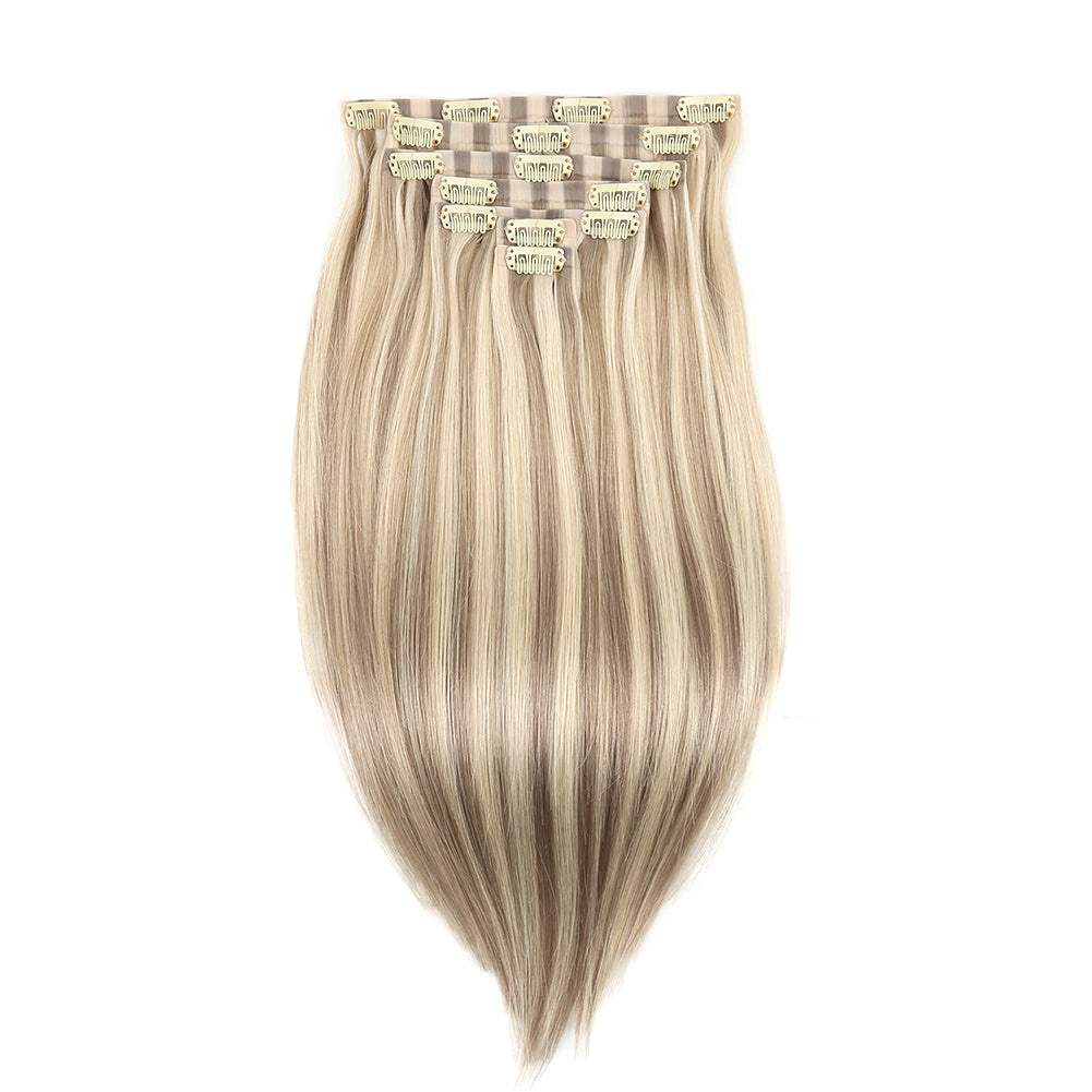 Premium Highlight Blonde 160G Seamless Clip-In Hair Extensions #P17A/60A