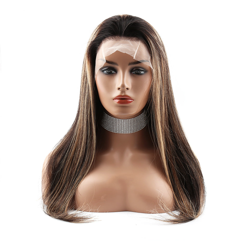 #T1B/27/P1B Lace Front Wig High Light Color Wig Straight