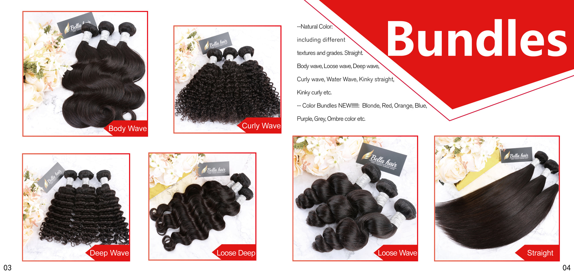Bella Hair Best Quality Virgin Hair Extensions
