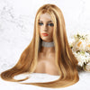 #4/27 Lace Front Wig High Light Color Wig Straight