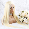 200% Density 613 Blonde 13x6 Full Frontal Lace Wig Straight