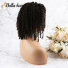 Full Lace Bob Wig Kinky Curl Wave