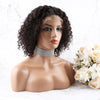 200% Density 13*4 Full Frontal Bob Wig Italian Curl