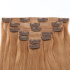 Light Color 160G Seamless Clip-In Hair Extensions
