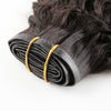 Natural Black 160G Seamless Clip-In Hair Extensions Curly Wave