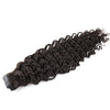 Natural Black 160G Seamless Clip-In Hair Extensions Deep Wave