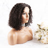 4*4 Closure Glueless Bob Wig Curly Wave