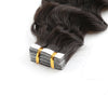 PU Tape In Hair Extensions Deep Wave