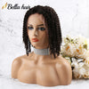 Full Lace Bob Wig Kinky Curl Wave