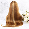 #4/27 Lace Front Wig High Light Color Wig Straight