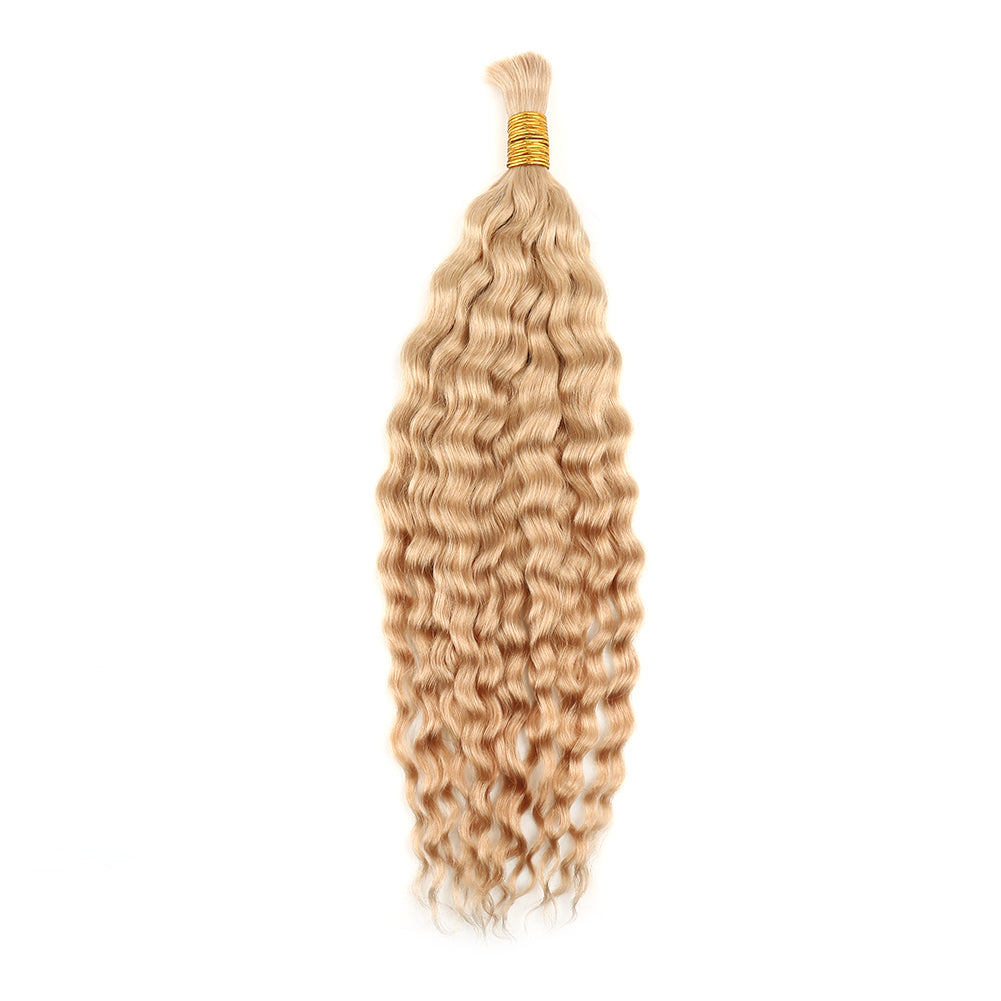 Braiding Virgin Human Hair  \ Bulk Hair Curly Wave #27