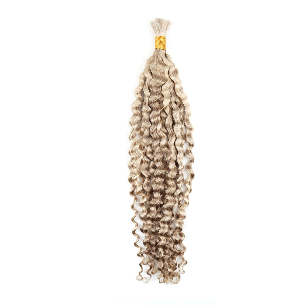 Premium Highlight Braiding Virgin Human Hair\ Bulk Hair Curly Wave