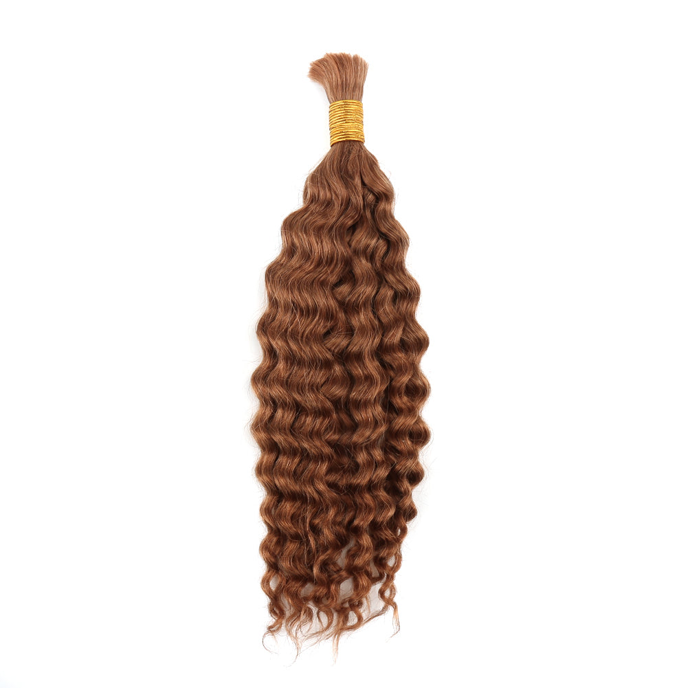 Braiding Virgin Human Hair  \ Bulk Hair Curly Wave #30