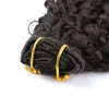 Natural Black 160G Clip-In Hair Extensions Curly Wave