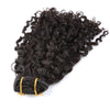 Natural Black 160G Clip-In Hair Extensions Curly Wave