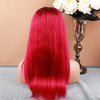 On Sale 150% Density Full Lace Wig #1B / Red Color Straight - Bella Hair