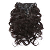 Natural Black 160G Clip-In Hair Extensions Body Wave