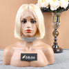 Bob Full Lace Wig Blonde Pink Grey Blue Mint Purple Virgin Hair