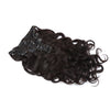 Natural Black 160G Clip-In Hair Extensions Body Wave