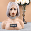 Bob Full Lace Wig Blonde Pink Grey Blue Mint Purple Virgin Hair