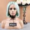 Bob Full Lace Wig Blonde Pink Grey Blue Mint Purple Virgin Hair