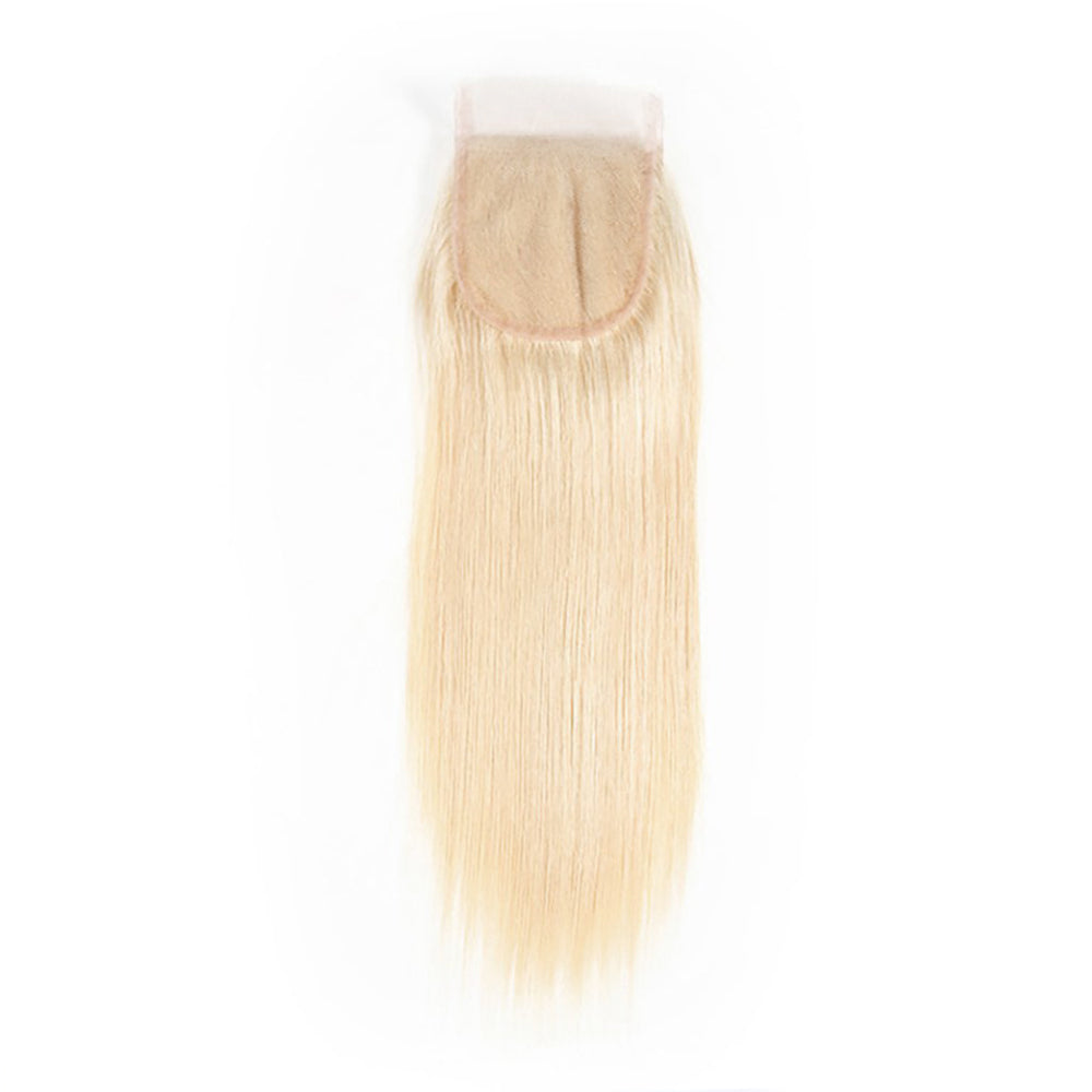 613 Blonde 4x4 Closure Straight/Body Wave - Virgin Hair